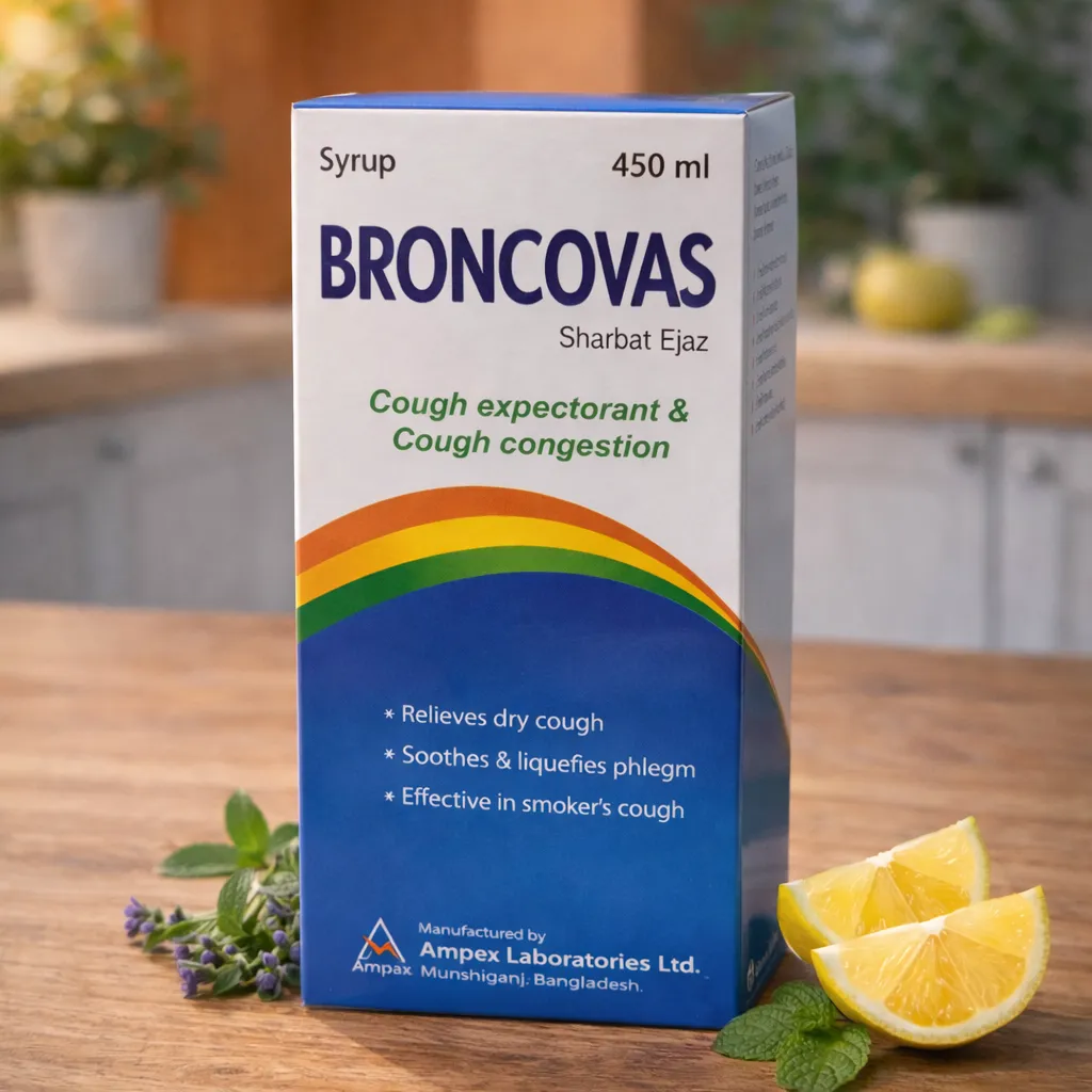 Broncovas Syrup - ব্রনকোবাস সিরাপ - Remedy Mart